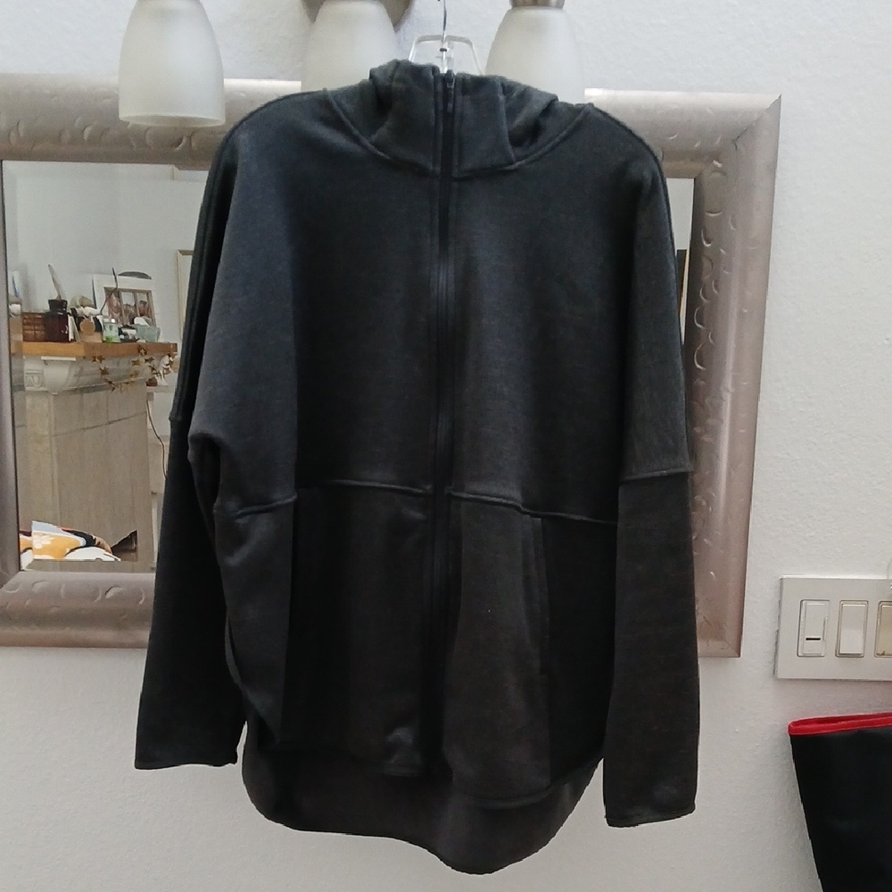 The North Face Women's Charcoal Zip-Up Jacket W/Hood